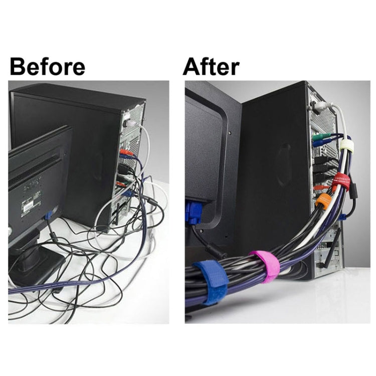 50 pcs T Shape Magic Stick Computer Cable Ties