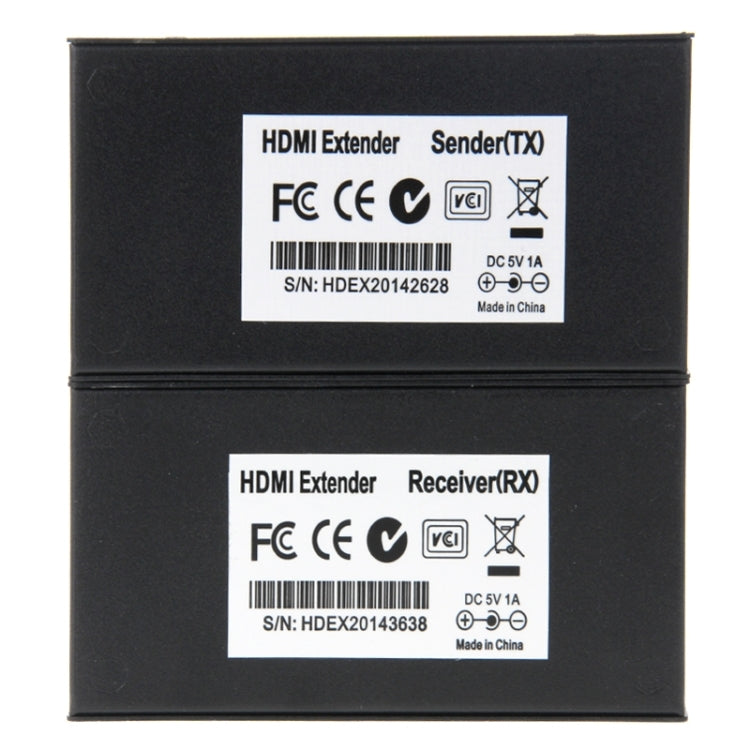 HDMI Extender over Single UTP CAT5e/6 Cable, Transmission Distance: 100m