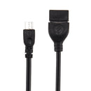 10cm USB A Female to Micro USB 5 Pin Male Adapter with OTG, For Galaxy S IV / i9500 / S III / i9300 /Note II / N7100 / i9220 / i9100 / i9082 / Nokia / LG / BlackBerry / HTC One X /Amazon Kindle / Sony Xperia etc.