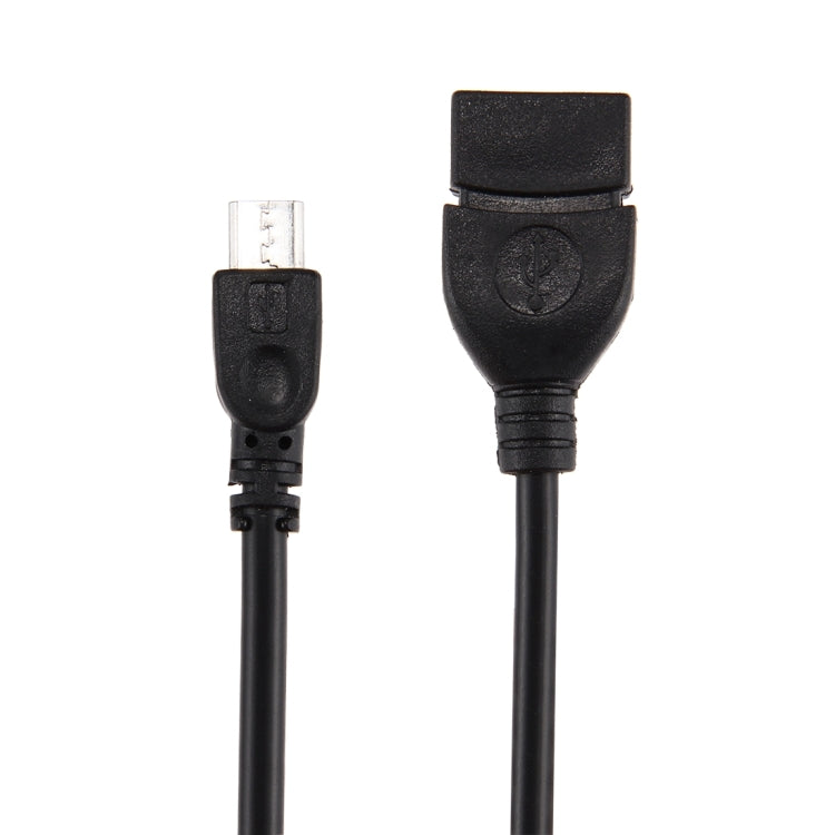 10cm USB A Female to Micro USB 5 Pin Male Adapter with OTG, For Galaxy S IV / i9500 / S III / i9300 /Note II / N7100 / i9220 / i9100 / i9082 / Nokia / LG / BlackBerry / HTC One X /Amazon Kindle / Sony Xperia etc.