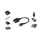 10cm USB A Female to Micro USB 5 Pin Male Adapter with OTG, For Galaxy S IV / i9500 / S III / i9300 /Note II / N7100 / i9220 / i9100 / i9082 / Nokia / LG / BlackBerry / HTC One X /Amazon Kindle / Sony Xperia etc.