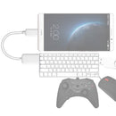 High Quality USB 2.0 AF to Micro USB 5 Pin Male Adapter Cable with OTG Function, For Galaxy S IV / i9500 / S III / i9300 /Note II / N7100 / i9220 / i9100 / i9082 / Nokia / LG / BlackBerry / HTC One X /Amazon Kindle / Sony Xperia etc, Length: 15cm(White)