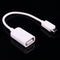 High Quality USB 2.0 AF to Micro USB 5 Pin Male Adapter Cable with OTG Function, For Galaxy S IV / i9500 / S III / i9300 /Note II / N7100 / i9220 / i9100 / i9082 / Nokia / LG / BlackBerry / HTC One X /Amazon Kindle / Sony Xperia etc, Length: 15cm(White)