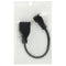 17cm 90 Degree Micro HDMI Right-toward Male to HDMI Female Cable Adapter(Black)