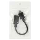 Mini USB Female to Micro USB Male Cable Adapter, Length: 13cm(Black)