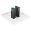 Dual USB 3.0 Female Plugs Home Wall Charger Plate Wall Plate Panel