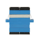 SC-SC Multimode Duplex Fiber Flange / Connector / Adapter / Lotus Root Device(Blue)