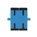 SC-SC Multimode Duplex Fiber Flange / Connector / Adapter / Lotus Root Device(Blue)