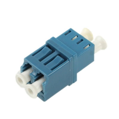 LC-LC Single-Mode Duplex Fiber Flange / Connector / Adapter / Lotus Root Device(Blue)