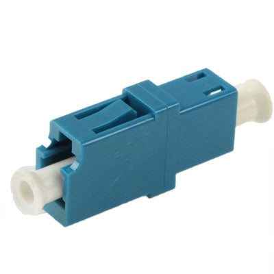 LC-LC Single-Mode Simplex Fiber Flange / Connector / Adapter / Lotus Root Device(Blue)
