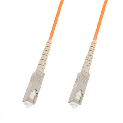 SC-SC Single-Core Multi Mode Fiber Optic Jumper,Length: 3m