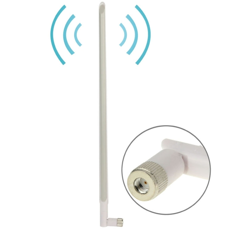 2.4GHz Wireless 15dBi RP-SMA Male Network Antenna(White)