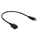 USB-C / Type-C 3.0 Male to Mini USB Female Cable Adapter, For Galaxy S8 & S8 + / LG G6 / Huawei P10 & P10 Plus / Xiaomi Mi 6 & Max 2 and other Smartphones, Length: 29cm