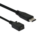 USB-C / Type-C 3.0 Male to Mini USB Female Cable Adapter, For Galaxy S8 & S8 + / LG G6 / Huawei P10 & P10 Plus / Xiaomi Mi 6 & Max 2 and other Smartphones, Length: 29cm