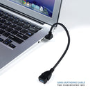 USB 3.0 Down Angle 90 degree Extension Cable Male to Female Adapter Cord, Length: 15cm