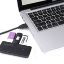 Portable Super Speed 4 Ports USB 3.0 HUB LED Indicator 5Gbps Hot-swap, Clear USB3.0 Signal