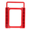 2.5 inch to 3.5 inch SSD HDD Notebook Hard Disk Drive Mounting Bracket Adapter Holder Hot Search(Red)