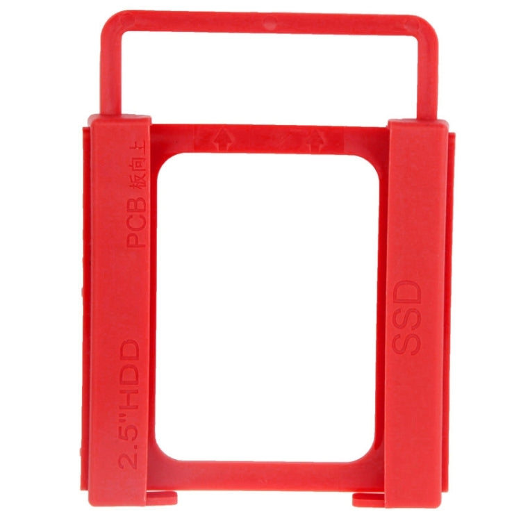 2.5 inch to 3.5 inch SSD HDD Notebook Hard Disk Drive Mounting Bracket Adapter Holder Hot Search(Red)