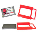 2.5 inch to 3.5 inch SSD HDD Notebook Hard Disk Drive Mounting Bracket Adapter Holder Hot Search(Red)