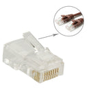 100 PCS High-Performance RJ45 Connector Modular Plug, Gold: 3u 3 Feet