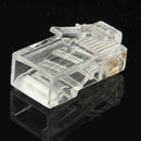 100 PCS RJ45 Connector Modular Plug, Gold: 3u