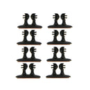 8 PCS DM-003 Car Cable Convenient Bundle Clip with Adhesive(Black)