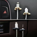 8 PCS DM-003 Car Cable Convenient Bundle Clip with Adhesive(Beige)