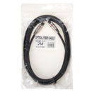 Digital Audio Optical Fiber Cable Toslink M to M, OD: 5.0mm, Length: 2m