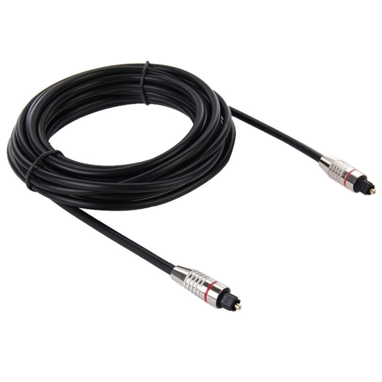 Digital Audio Optical Fiber Cable Toslink M to M, OD: 5.0mm, Length: 5m