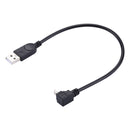 29cm 90 Degree Angle Micro USB to USB Data / Charging Cable for Samsung Galaxy S7 & S7 Edge / LG G4 / Huawei P8 / Xiaomi Mi4 and other Smartphones