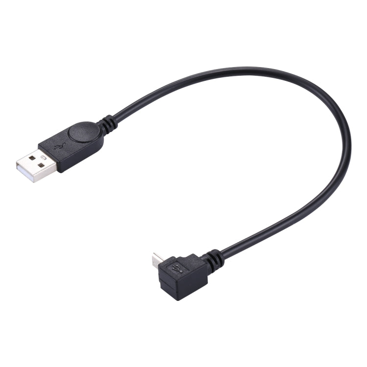 29cm 90 Degree Angle Micro USB to USB Data / Charging Cable for Samsung Galaxy S7 & S7 Edge / LG G4 / Huawei P8 / Xiaomi Mi4 and other Smartphones