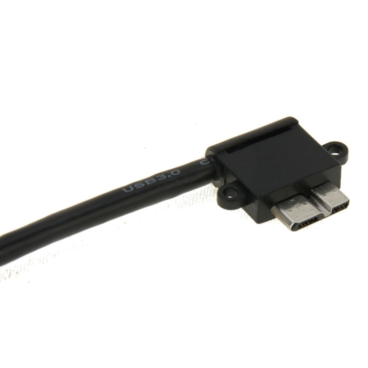 26cm 90 Degree Right Angle USB 3.0 to 90 Degree Right Angle Micro 3.0 Data Cable for Galaxy Note III / N9000