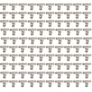100 PCS UG274U BNC T Type One Male to Dual BNC Female Connector Adapter