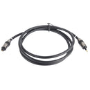 TOSLink Male to 3.5mm Male Digital Optical Audio Cable, Length: 1.5m, OD: 5.0mm (Gold Plated)(Black)