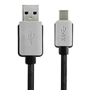 1m Woven Style 2A USB-C / Type-C 3.1 Male to USB 3.0 Male Data / Charger Cable for Samsung Galaxy S8 & S8 + / LG G6 / Huawei P10 & P10 Plus / Oneplus 5 and other Smartphones