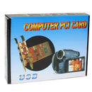 USB 2.0 4+1 Ports PCI Card(Black)