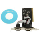 PCI to Serial 2-port Host Controller Card(Black)