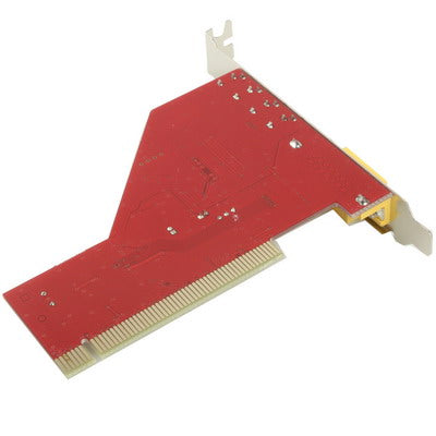 ESS 4 Channel PCI Sound Card(Red)