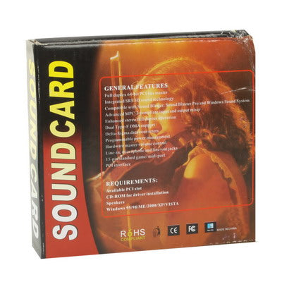 ESS 4 Channel PCI Sound Card(Red)