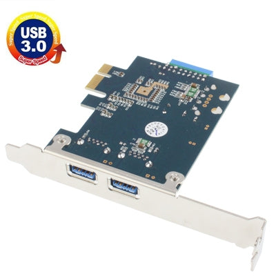 USB 3.0 2 Ports PCI-E Express Controller Card 5Gbps