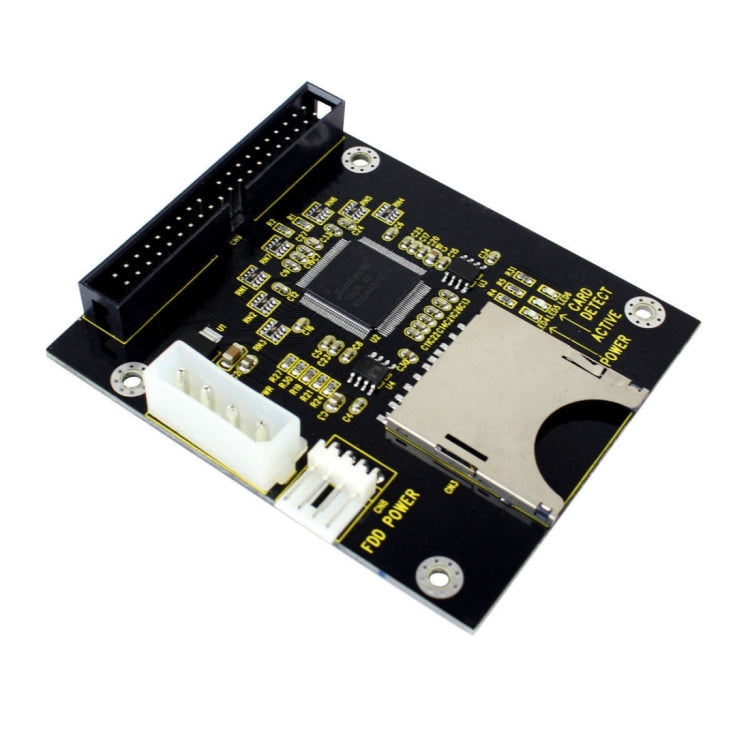 SD/ SDHC/ MMC To 3.5 inch 40 Pin Male IDE Adapter Card(Black)