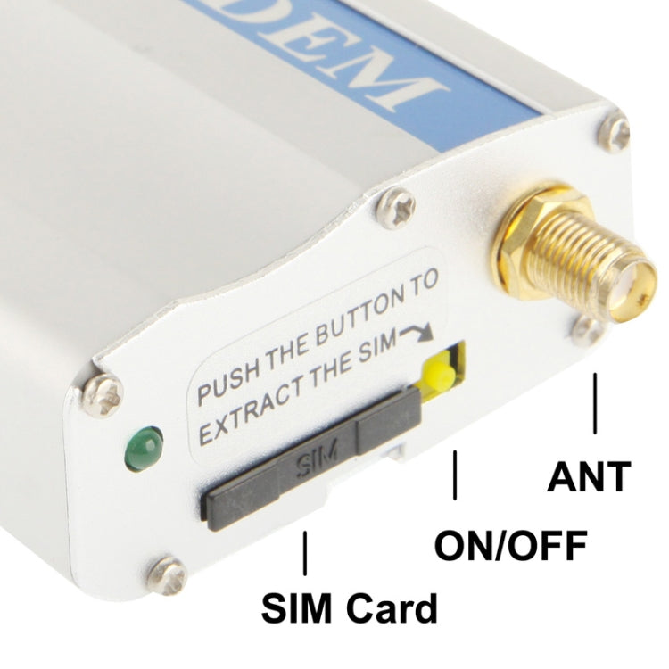 RS232 GPRS Modem / GSM Modem, Support SIM Card, GSM: 900 / 1800MHz Sign Random Delivery