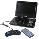 9.5 inch TFT LCD Screen Digital Multimedia Portable DVD with Card Reader & USB Port, Support TV (PAL / NTSC / SECAM) & Game Function, 180 Degree Rotation, Support SD / MS / MMC Card(Black)