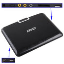 9.5 inch TFT LCD Screen Digital Multimedia Portable DVD with Card Reader & USB Port, Support TV (PAL / NTSC / SECAM) & Game Function, 180 Degree Rotation, Support SD / MS / MMC Card(Black)