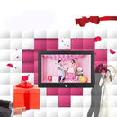 14 inch HD LED Screen Digital Photo Frame with Holder & Remote Control, Allwinner, Alarm Clock / MP3 / MP4 / Movie Player(Black)