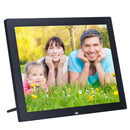 14 inch HD LED Screen Digital Photo Frame with Holder & Remote Control, Allwinner, Alarm Clock / MP3 / MP4 / Movie Player(Black)