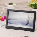 14 inch HD LED Screen Digital Photo Frame with Holder & Remote Control, Allwinner, Alarm Clock / MP3 / MP4 / Movie Player(Black)