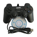 Double Shock PC USB Single Gamepad(Black)