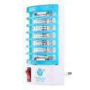 1W Efficient 4-LED Mosquito Killer Night Lamp, EU Plug, AC 220V(Blue)