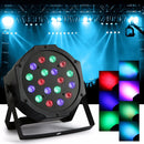 LED-B11 Plastic PAR Light DMX512 10W 18 LED RGB Stage Light, Master / Slave Control / Auto Run Mode